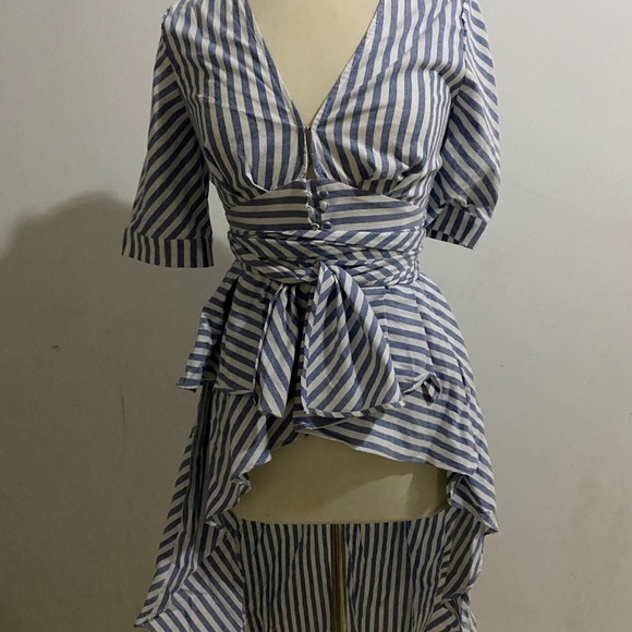 English Factory long ruffle shirt dress size small - Picture 2 of 6